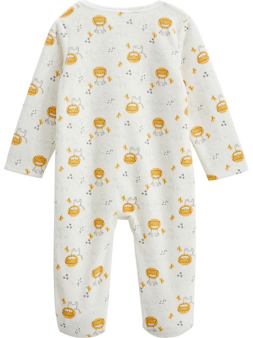 Pyjama b?b? en velours ouverture zipp?e Elio - Kiabi