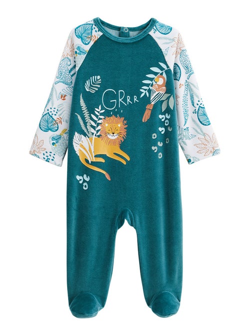 Pyjama b?b? en velours Rom?o - Kiabi
