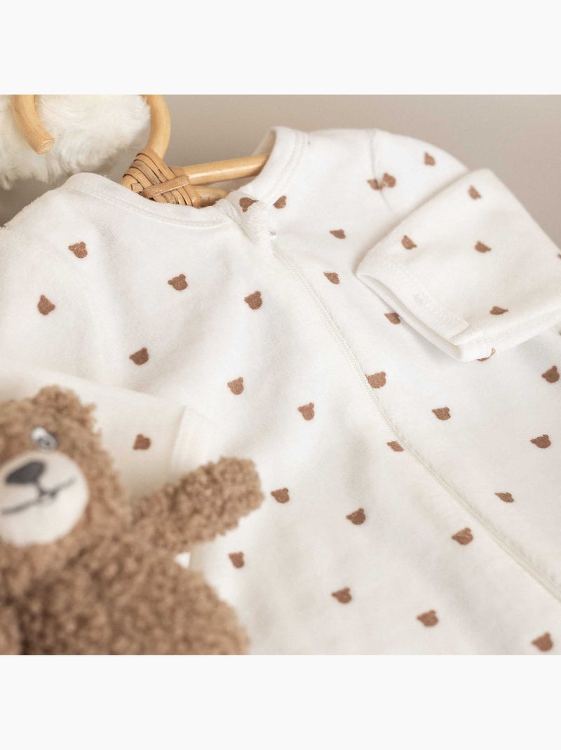 Pyjama bébé Ecru - Kiabi