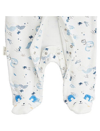 Pyjama bébé en velours dune valley