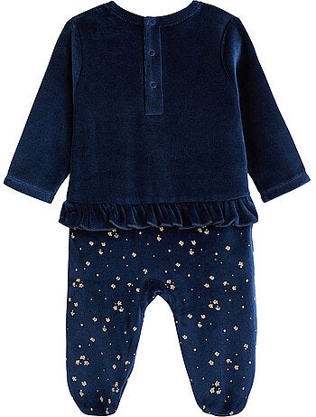Pyjama bébé en velours ollie