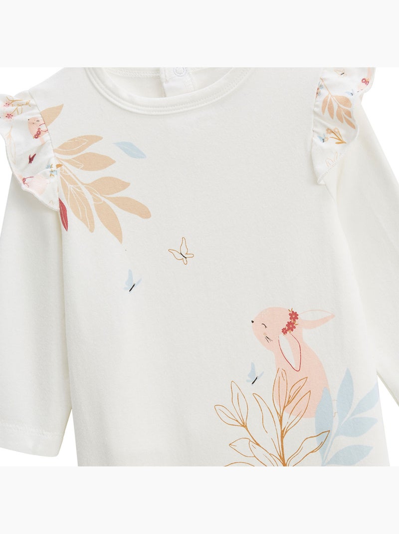 Pyjama bébé Praline Ecru - Kiabi