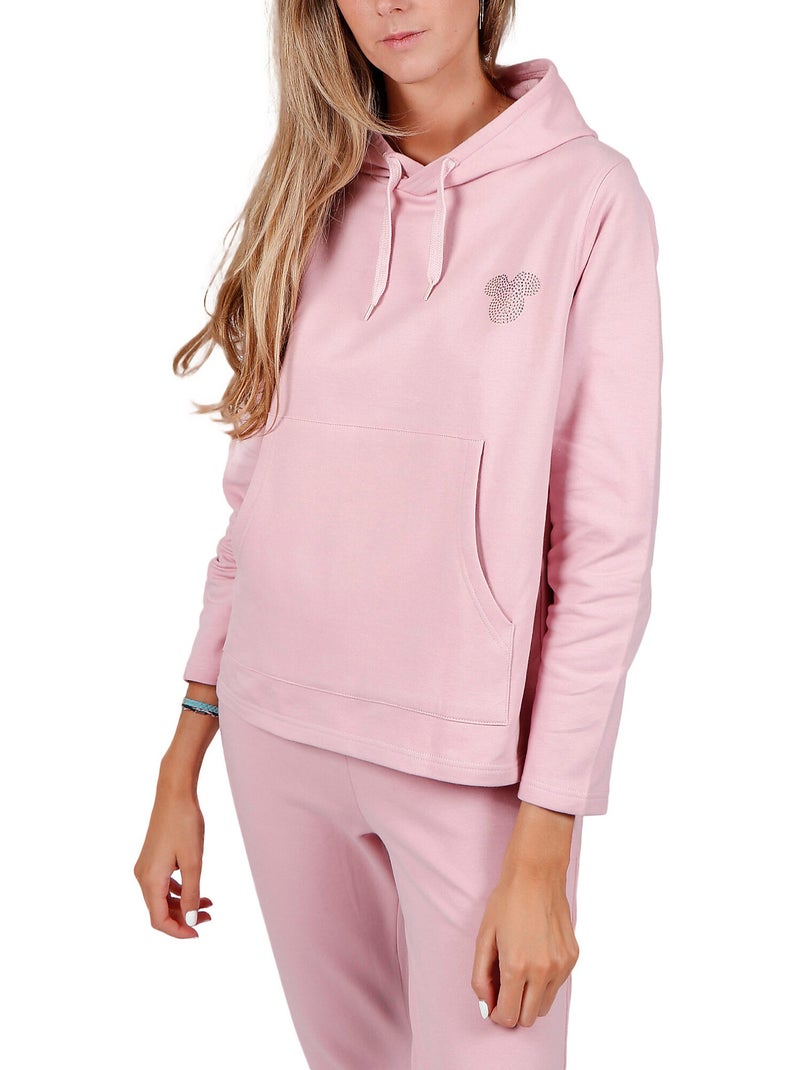 Pyjama binnenkleding legging sweat capuchon minnie soft disney Roze - Kiabi
