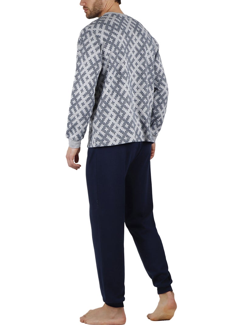Pyjama broek en top jacquard racing antonio miro Grijs - Kiabi