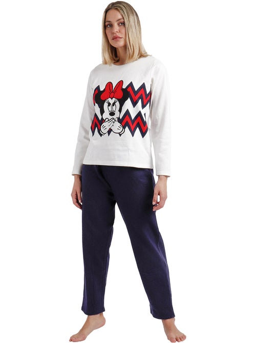 Pyjama broek en top minnie zigzag disney - Kiabi Pyjama broek en top minnie zigzag disney - Kiabi