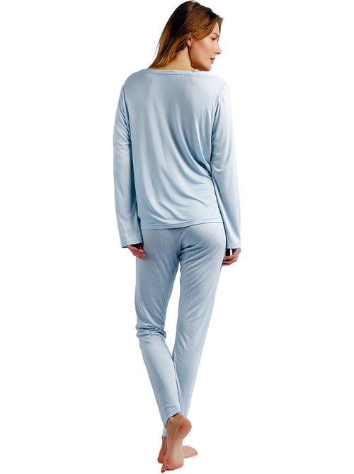 Pyjama broek en top soft secret - Kiabi Pyjama broek en top soft secret - Kiabi
