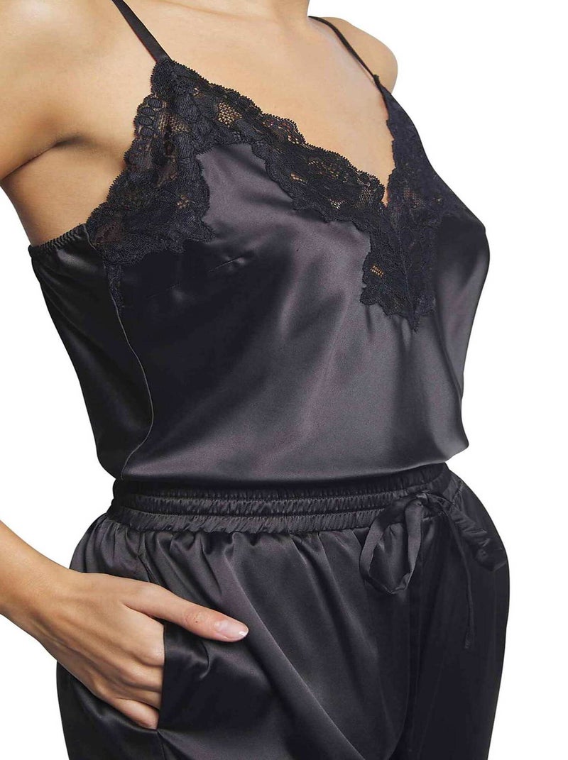 Pyjama broek hemdje sofisticada Beige - Kiabi