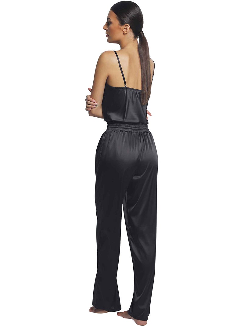 Pyjama broek hemdje sofisticada Zwart - Kiabi