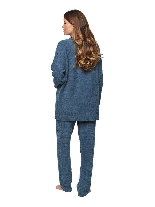 Pyjama broek jas lange mouwen p110 candy cloud - Kiabi Pyjama broek jas lange mouwen p110 candy cloud - Kiabi