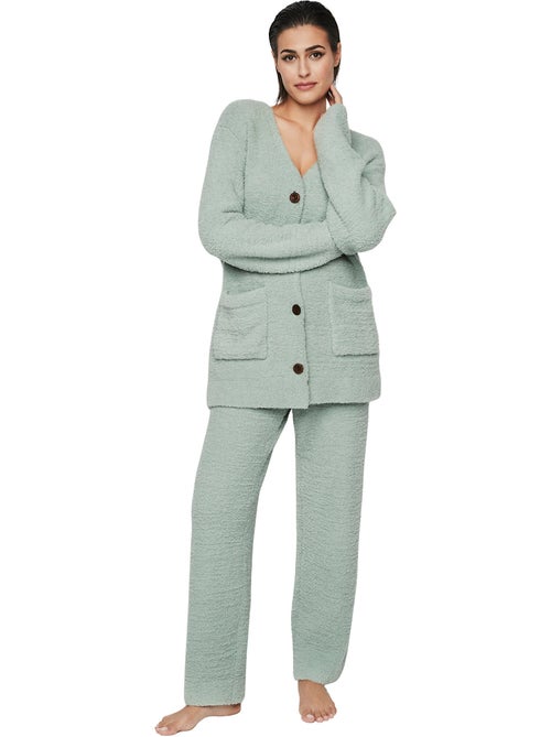 Pyjama broek jas lange mouwen p110 candy cloud - Kiabi Pyjama broek jas lange mouwen p110 candy cloud - Kiabi