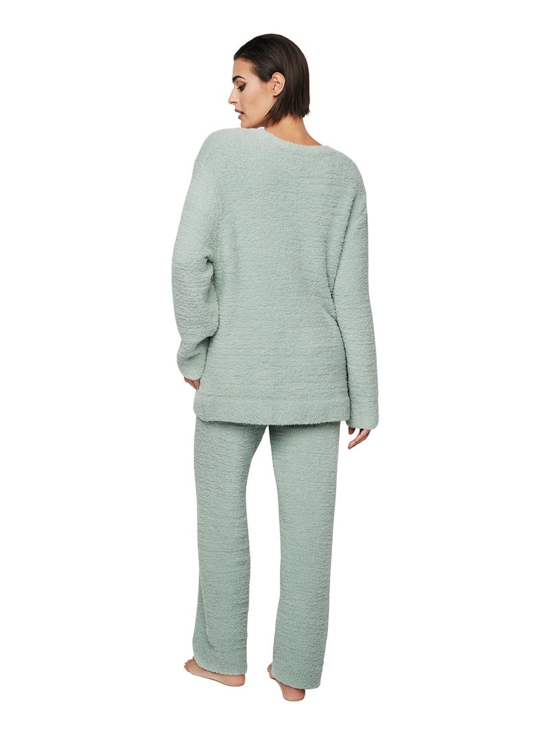 Pyjama broek jas lange mouwen p110 candy cloud Groen - Kiabi