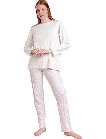 Pyjama broek met lange mouwen top la vie est belle