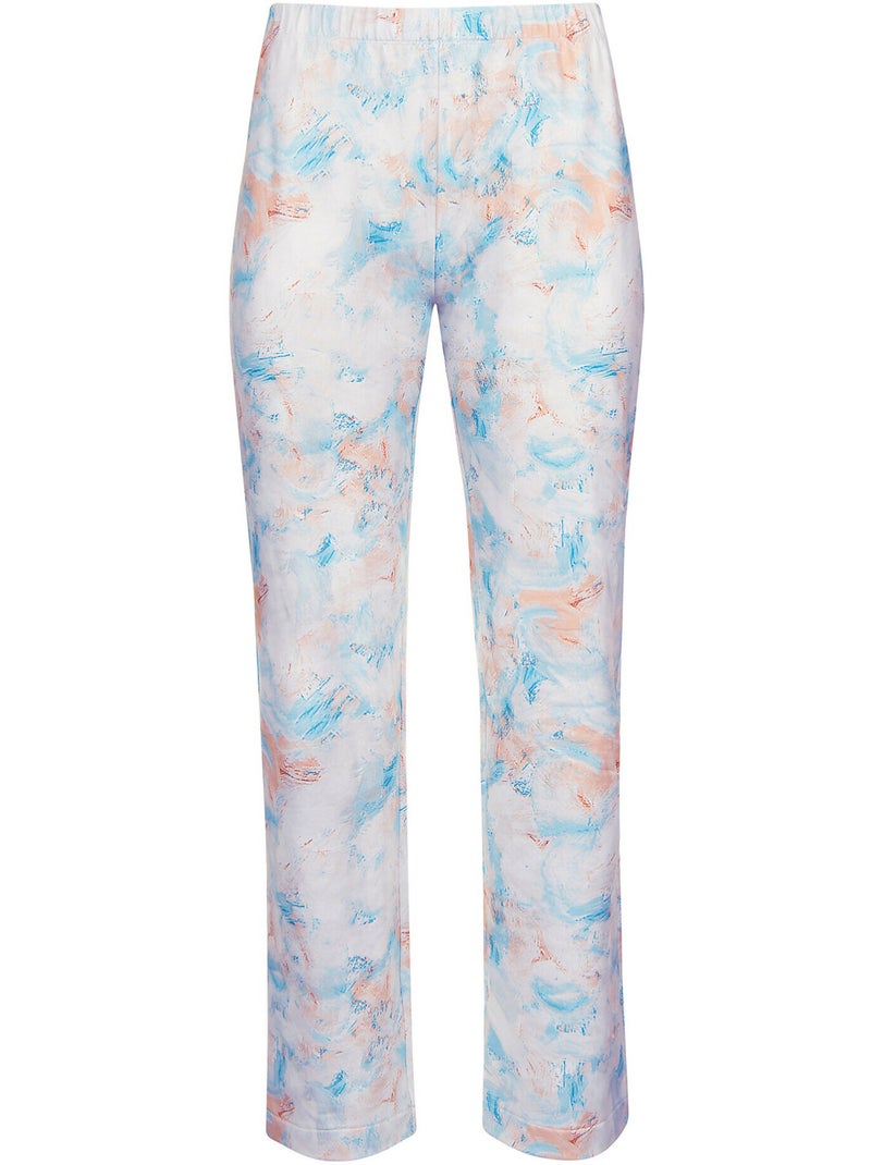 Pyjama broek shirt lange mouwen olena Blauw - Kiabi
