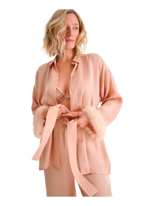 Pyjama broek shirt lange mouwen passion - Kiabi Pyjama broek shirt lange mouwen passion - Kiabi
