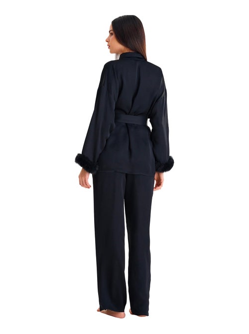 Pyjama broek shirt lange mouwen passion - Kiabi Pyjama broek shirt lange mouwen passion - Kiabi