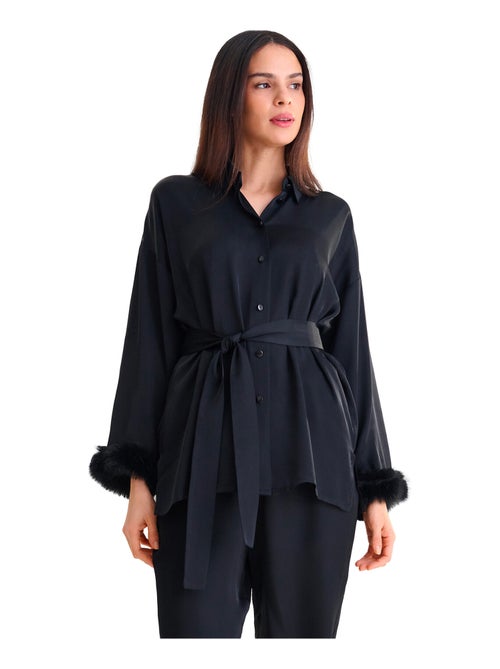 Pyjama broek shirt lange mouwen passion - Kiabi Pyjama broek shirt lange mouwen passion - Kiabi