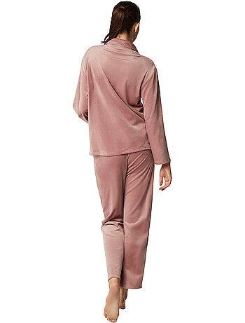 Pyjama broek shirt lange mouwen polarsoft