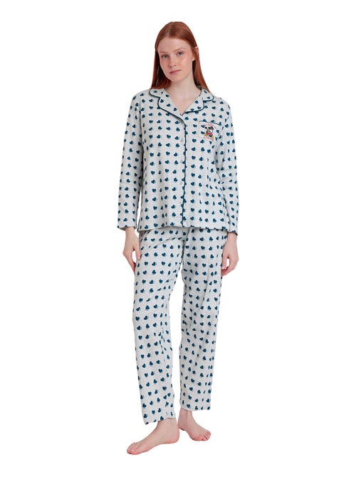 Pyjama broek shirt you make mijn love disney - Kiabi Pyjama broek shirt you make mijn love disney - Kiabi