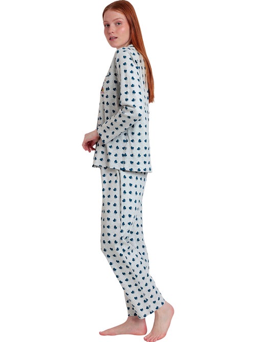 Pyjama broek shirt you make mijn love disney - Kiabi Pyjama broek shirt you make mijn love disney - Kiabi
