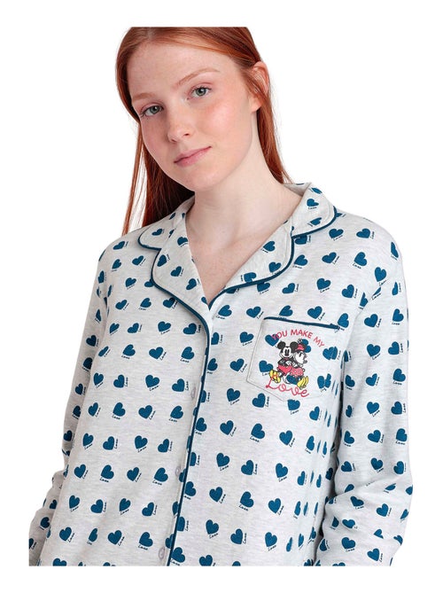 Pyjama broek shirt you make mijn love disney - Kiabi Pyjama broek shirt you make mijn love disney - Kiabi