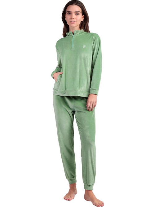 Pyjama broek sweatshirt lange mouwen adm home - Kiabi