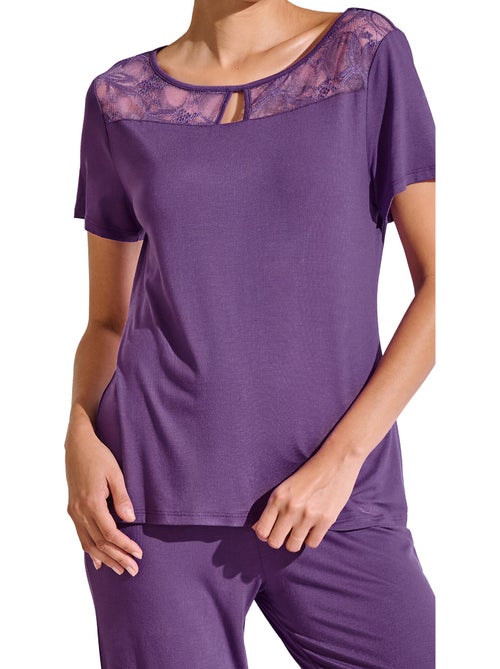 Pyjama broek t-shirt patricia - Kiabi Pyjama broek t-shirt patricia - Kiabi