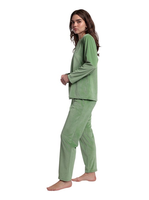 Pyjama broek top lange mouwen adm home - Kiabi Pyjama broek top lange mouwen adm home - Kiabi