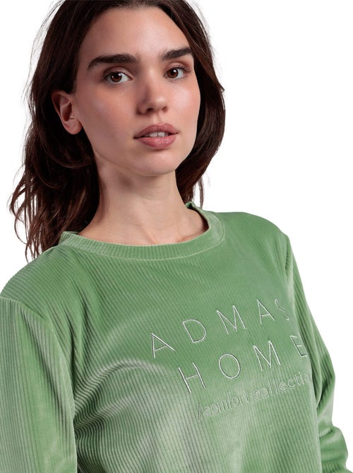 Pyjama broek top lange mouwen adm home - Kiabi Pyjama broek top lange mouwen adm home - Kiabi