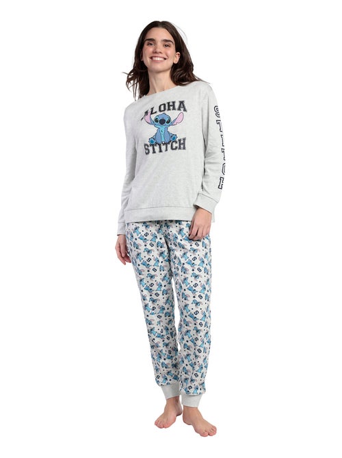 Pyjama broek top lange mouwen aloha stitch disney - Kiabi Pyjama broek top lange mouwen aloha stitch disney - Kiabi