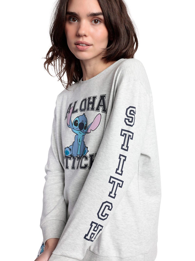 Pyjama broek top lange mouwen aloha stitch disney Grijs - Kiabi