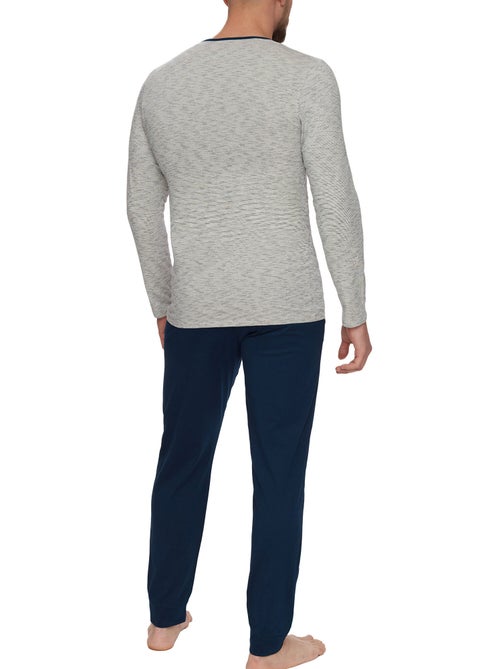 Pyjama broek top lange mouwen atlas - Kiabi Pyjama broek top lange mouwen atlas - Kiabi