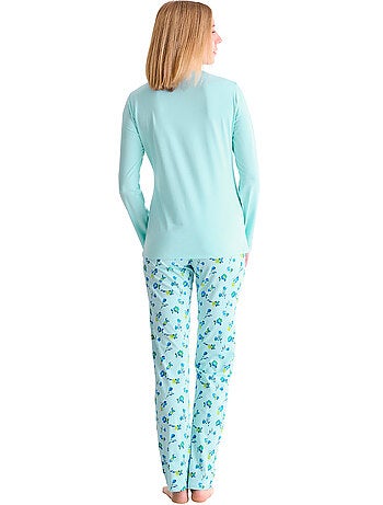 Pyjama broek top lange mouwen bloomy