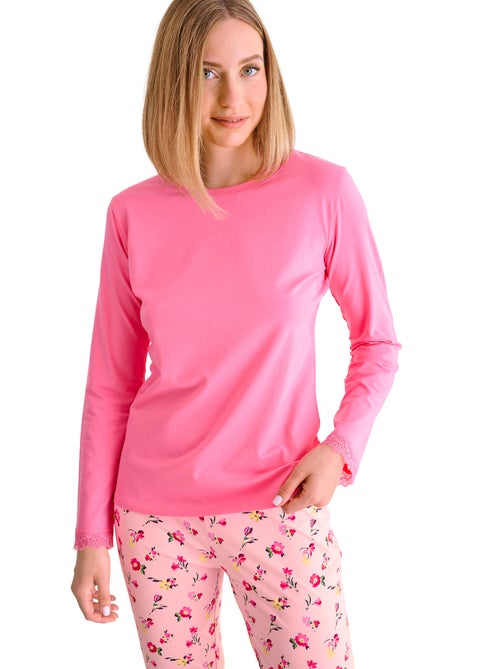 Pyjama broek top lange mouwen bloomy - Kiabi