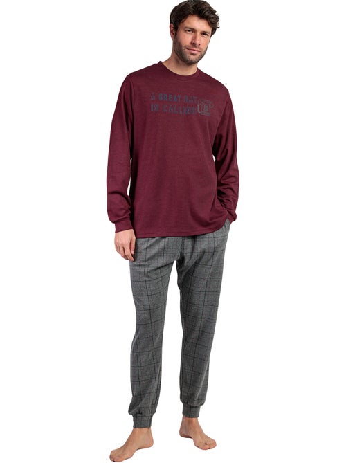 Pyjama broek top lange mouwen calling - Kiabi Pyjama broek top lange mouwen calling - Kiabi