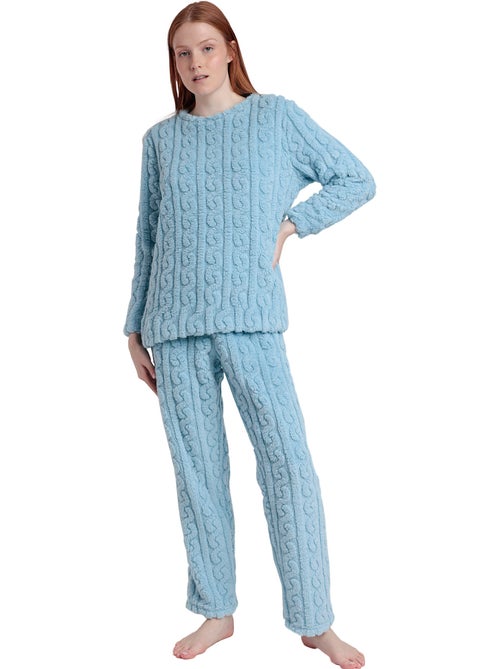Pyjama broek top lange mouwen chains - Kiabi Pyjama broek top lange mouwen chains - Kiabi