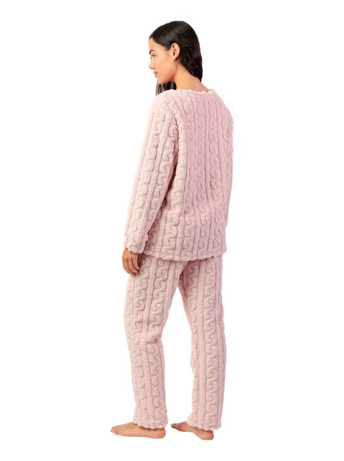 Pyjama broek top lange mouwen chains - Kiabi Pyjama broek top lange mouwen chains - Kiabi