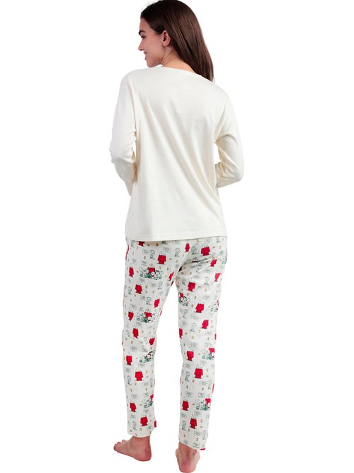 Pyjama broek top lange mouwen classic peanuts - Kiabi Pyjama broek top lange mouwen classic peanuts - Kiabi