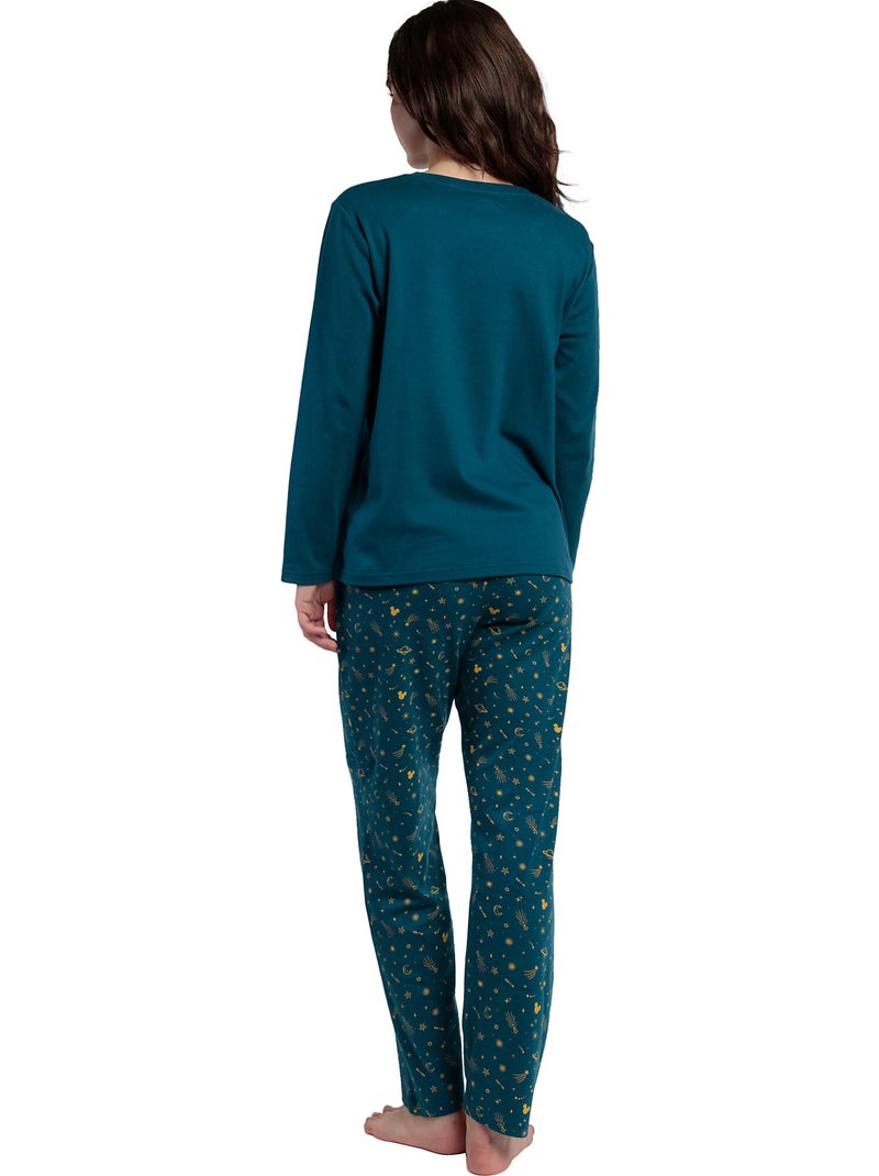 Pyjama broek top lange mouwen cosmic wheel disney Blauw - Kiabi
