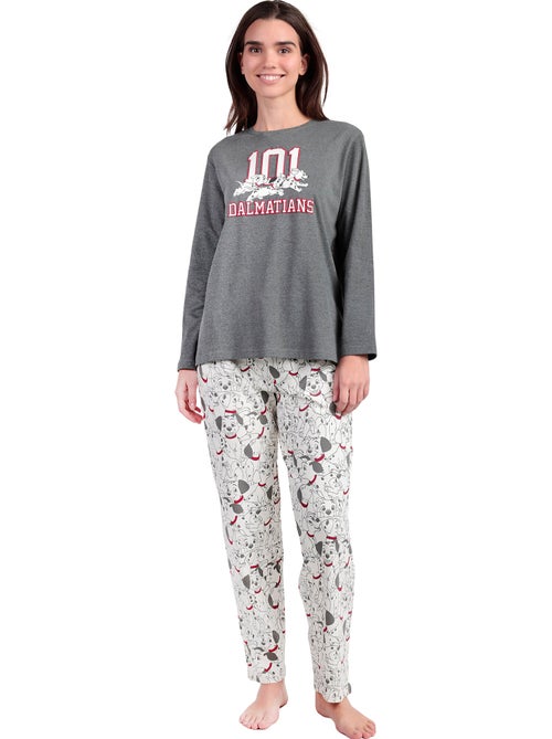 Pyjama broek top lange mouwen dalmatians varsity disney - Kiabi