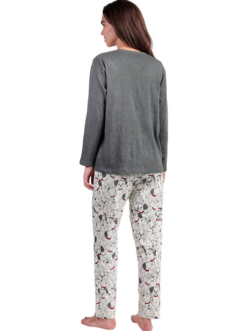 Pyjama broek top lange mouwen dalmatians varsity disney - Kiabi