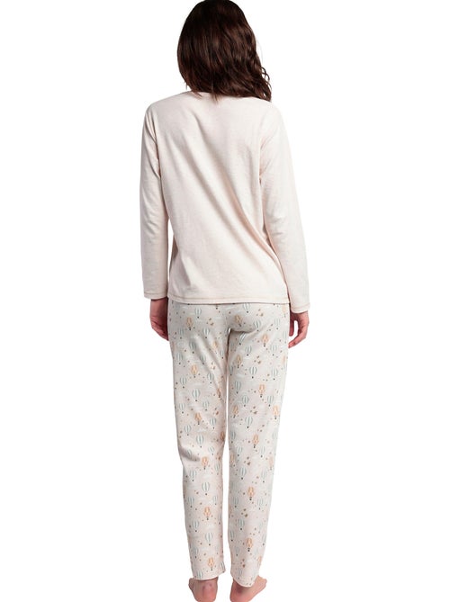 Pyjama broek top lange mouwen enjoy every moment - Kiabi Pyjama broek top lange mouwen enjoy every moment - Kiabi