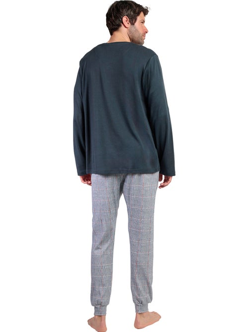 Pyjama broek top lange mouwen harris - Kiabi Pyjama broek top lange mouwen harris - Kiabi