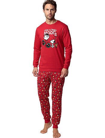 Pyjama broek top lange mouwen hoho mood peanuts