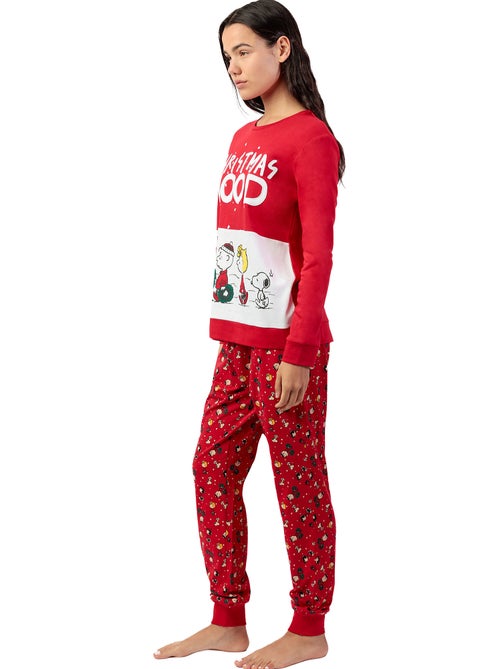Pyjama broek top lange mouwen hoho mood peanuts - Kiabi Pyjama broek top lange mouwen hoho mood peanuts - Kiabi