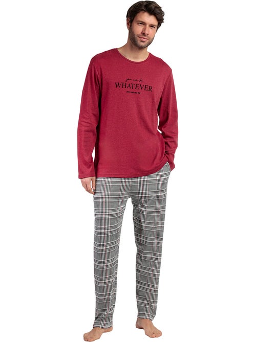 Pyjama broek top lange mouwen houndstooth - Kiabi Pyjama broek top lange mouwen houndstooth - Kiabi