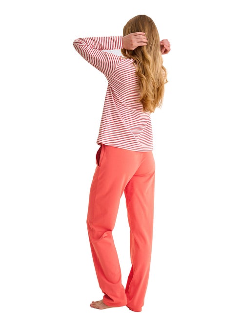 Pyjama broek top lange mouwen infinity - Kiabi Pyjama broek top lange mouwen infinity - Kiabi
