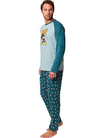 Pyjama broek top lange mouwen lost mickey disney