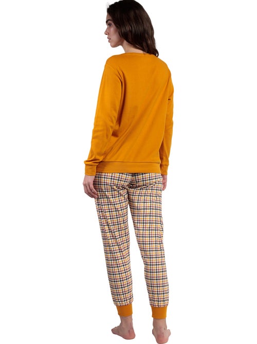Pyjama broek top lange mouwen loulou returns - Kiabi Pyjama broek top lange mouwen loulou returns - Kiabi