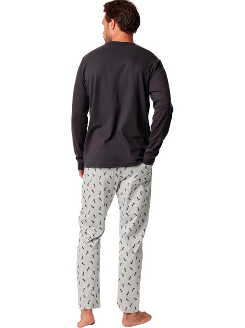 Pyjama broek top lange mouwen make me laugh disney - Kiabi Pyjama broek top lange mouwen make me laugh disney - Kiabi