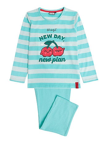 Pyjama broek top lange mouwen new day plan